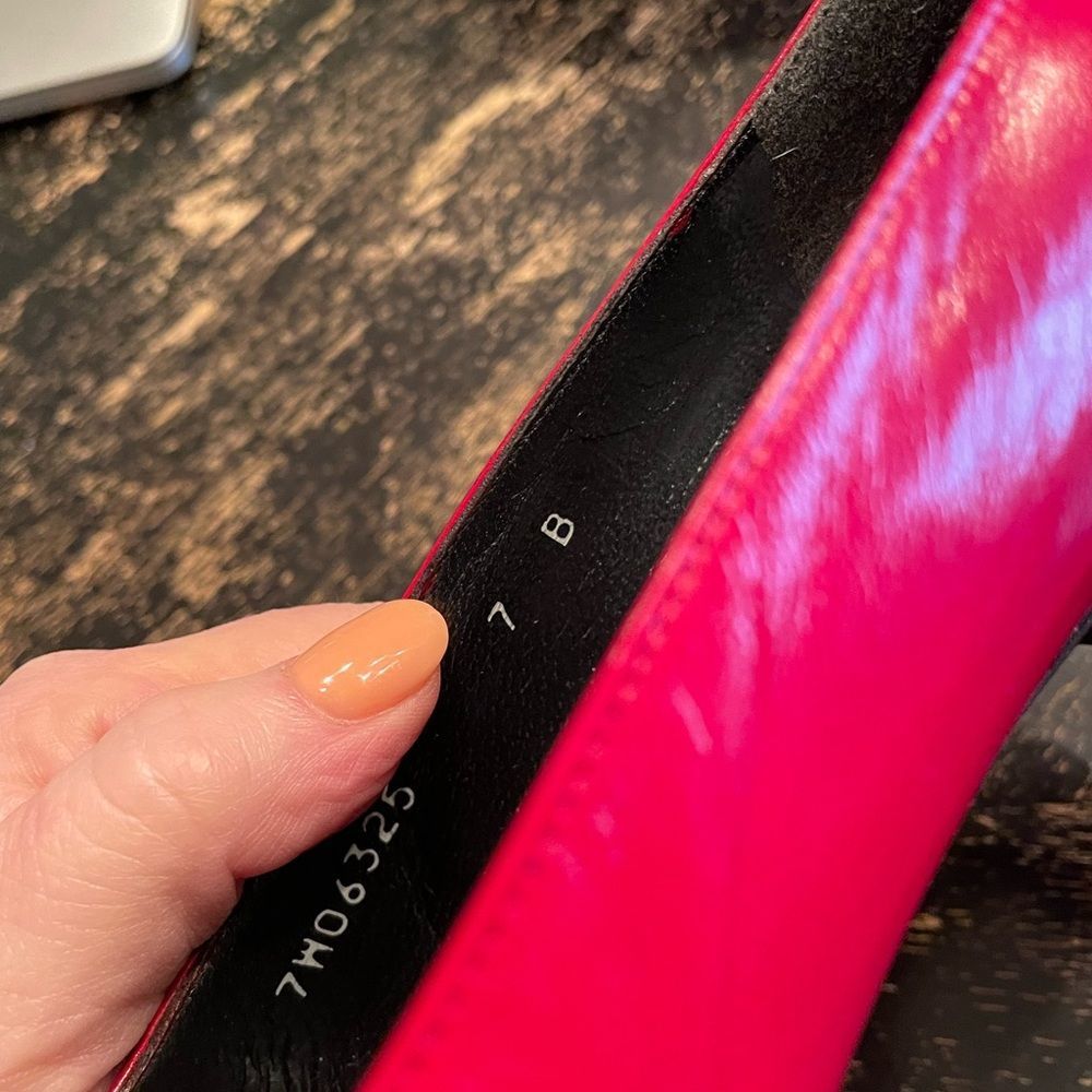 Stuart Weitzman vintage red pumps size 7B - Picture 6 of 10